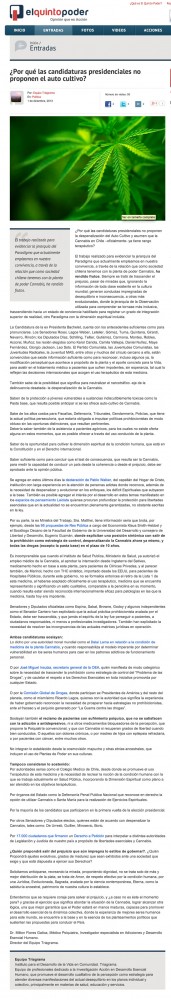 El Quinto Poder - 1 diciembre 2013